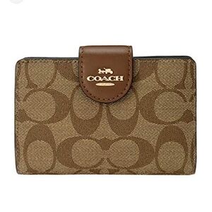 Coach Brown and Tan Wallet